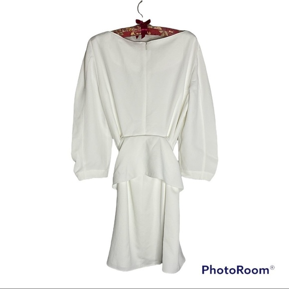 Tibi Shirred Sleeve with Removable Belt Dress Size 6 - Picture 7 of 15